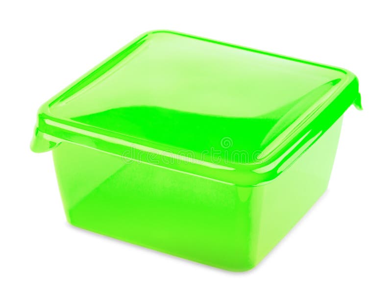 Green food container stock photo. Image of container 46215188