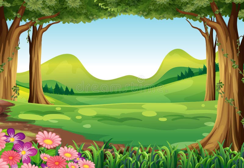 A green forest stock vector. Illustration of natural - 39485455 A green forest stock vector. Illustration of natural - 39485455