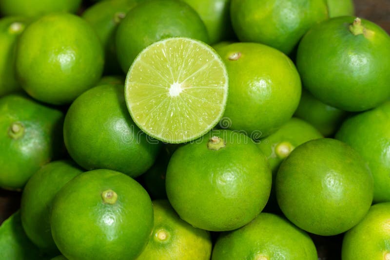 Green Fresh Green Limes Background Stock Image Image of refreshing