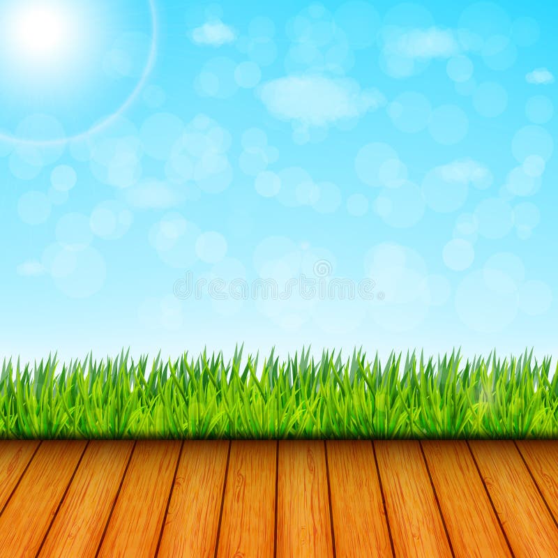 Green Garden Background Vector Stock Vector Illustration of abstract