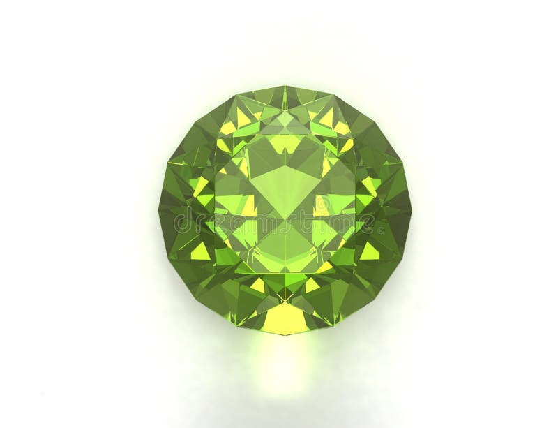 Green gemstone