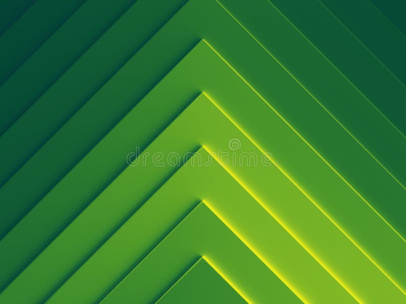 Green geometric abstract background image. stock illustration