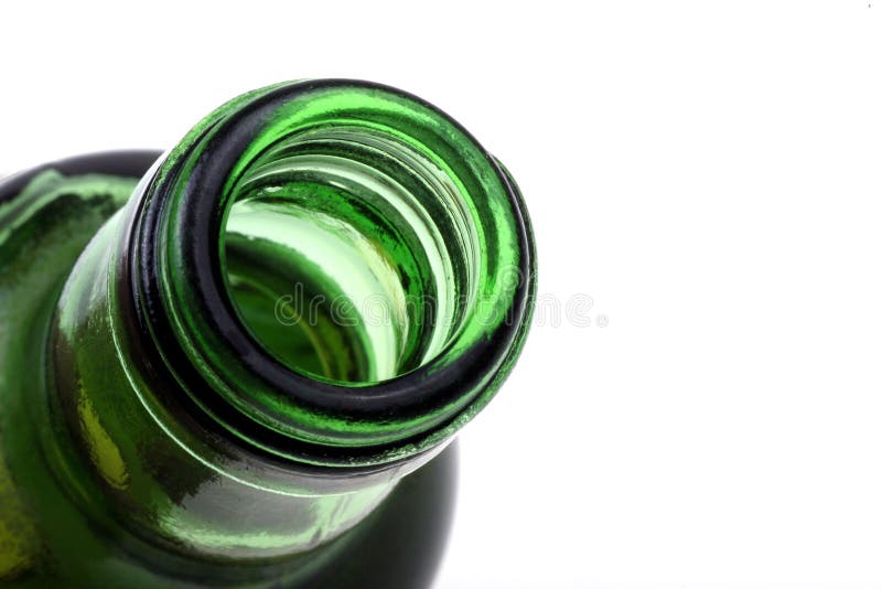 Green Glass Bottle Picture. Image 7995587