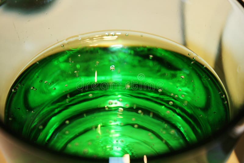 Green Glass with Sparkling Water Stock Photo Image of drinks