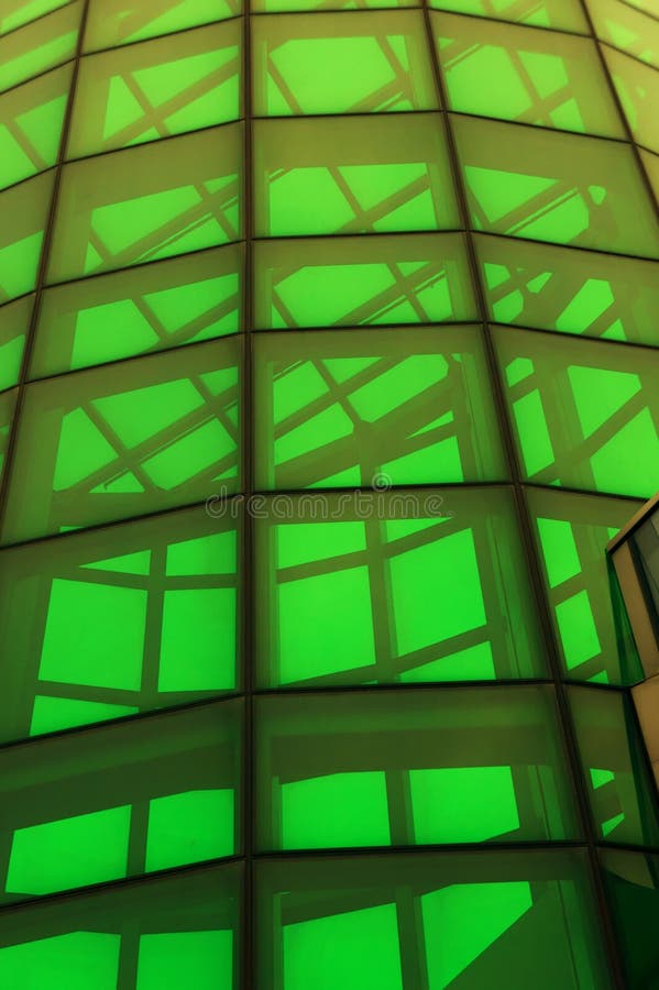 Green glass structure