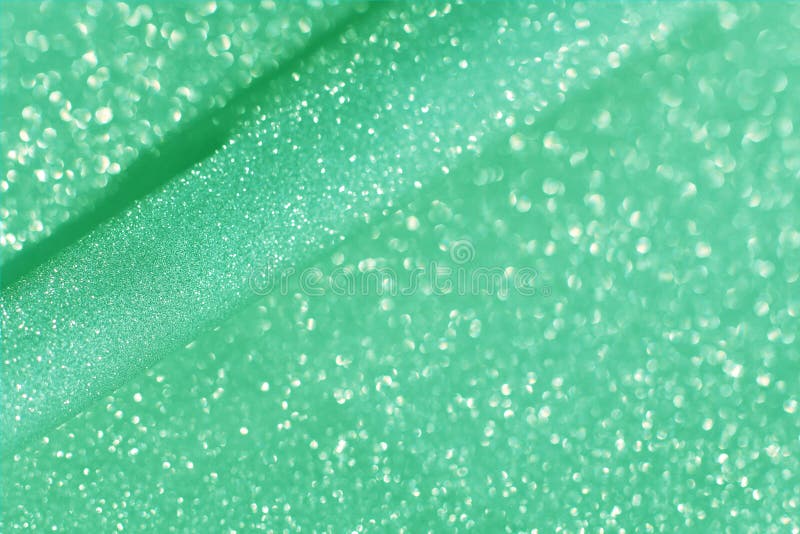 Green glitter bokeh circle glow blurred and blur abstract. Glittering shimmer bright luxury. royalty free stock photos