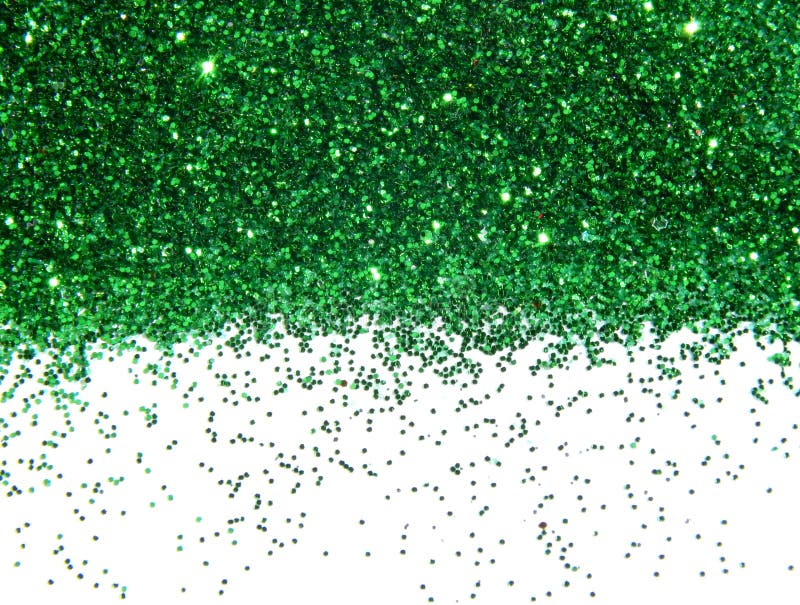 Green Glitter Ombre Nail Design - wide 1