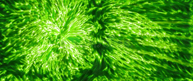Green glowing nuclear fusion abstract background stock illustration