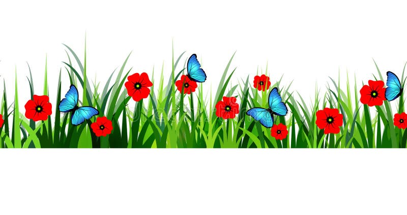 Green Grass seamless royalty free illustration