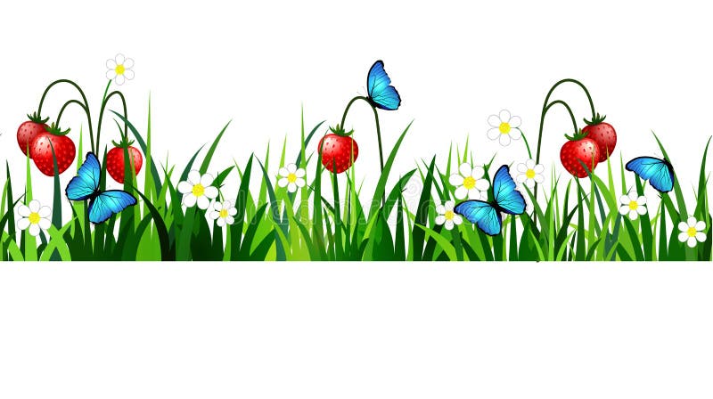 Green Grass seamless royalty free illustration