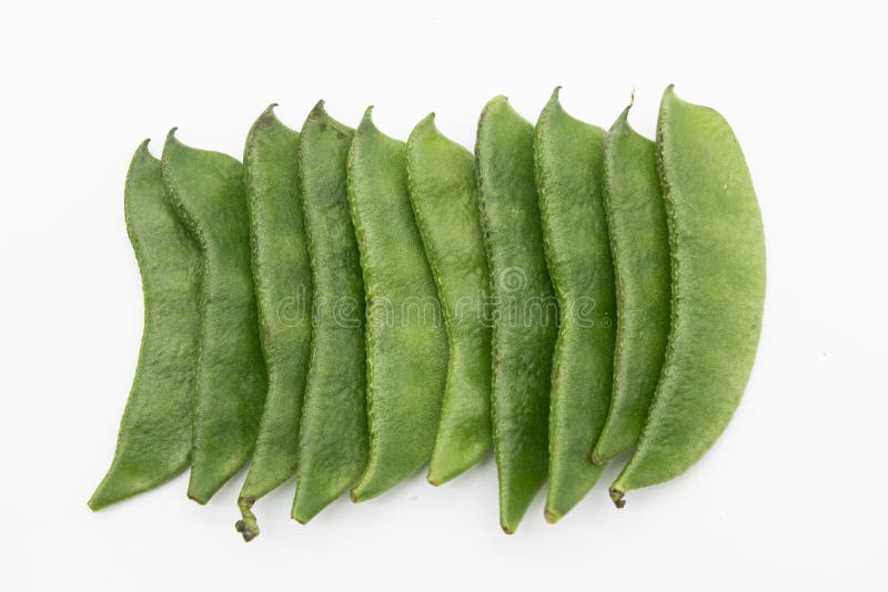 Group of Lima Beans Isolate on White Background Stock Photo Image of