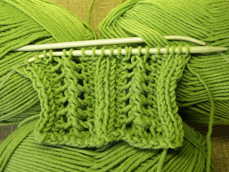 Green handarbete arkivbilder