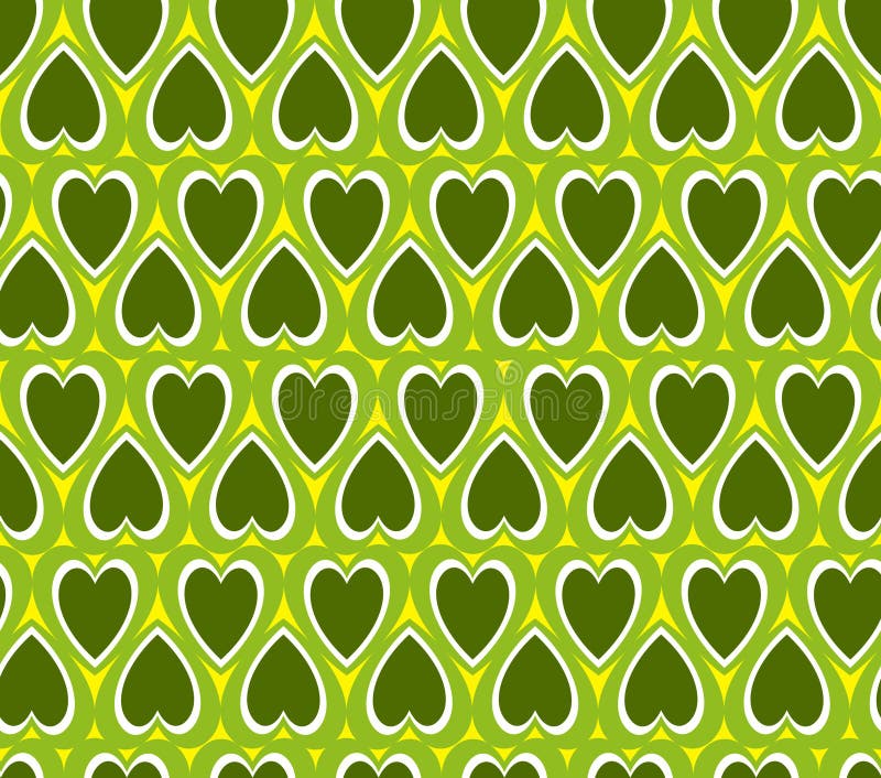 Green heart background