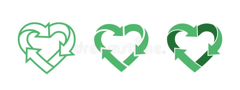 Non-traditional Families Heart-shaped Buttons Stock Vector