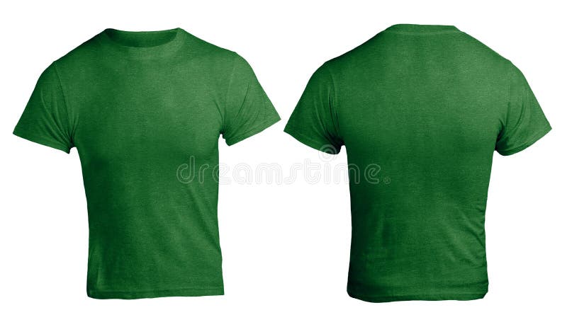 Green Shirt Design Template, Heather Color Shirt Stock Photo - Image of ...