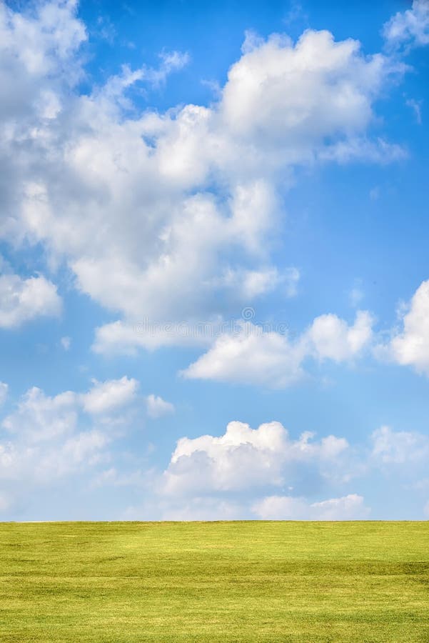 Hill stock image. Image of field, blue, freshness, cloudscape - 13264359