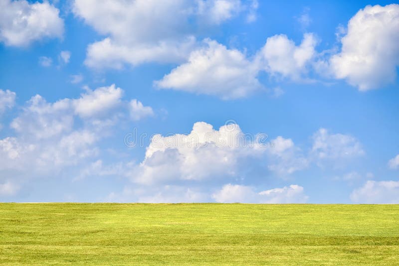 Hill stock image. Image of field, blue, freshness, cloudscape - 13264359