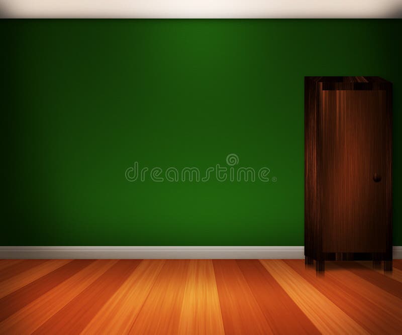 Green Interior Background stock illustration. Illustration of green