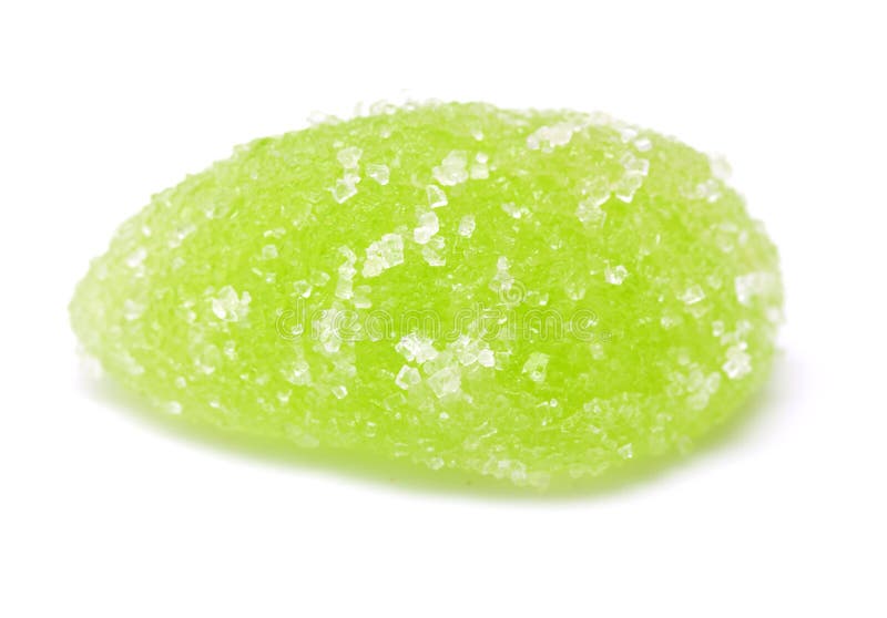 Single Green Jelly Bean stock photo. Image of shiny, sugar 29742814