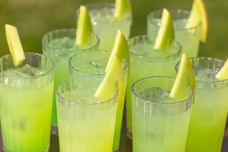 Green Juicy Cocktail with Melon Stock Image Image of refreshment