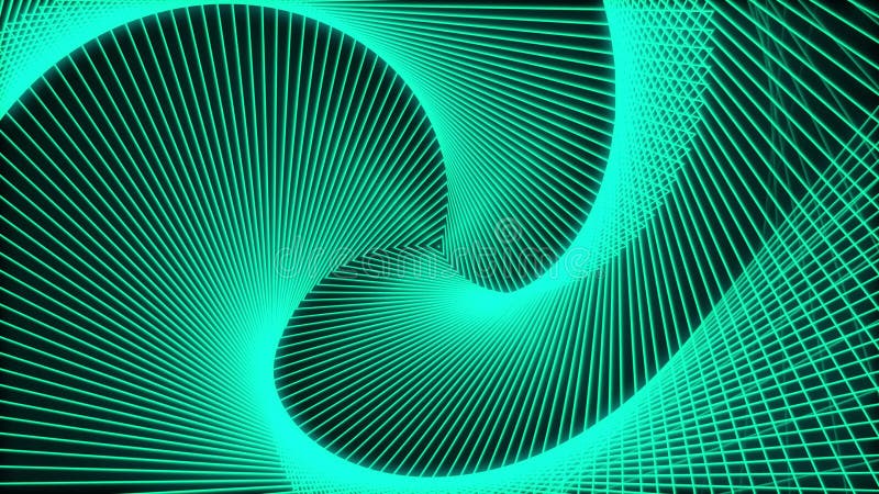 Green kaleidoscope sequence patterns. Abstract multicolored motion graphics background. For yoga, clubs, shows, mandala vector illustration