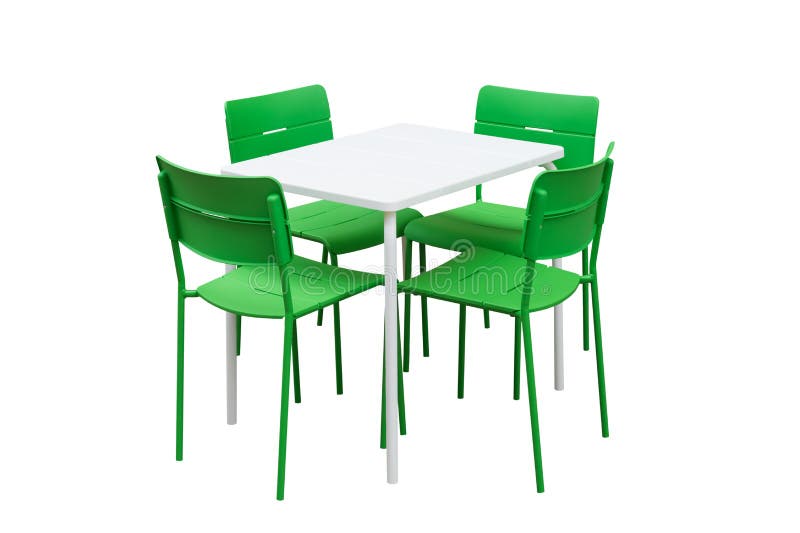 green kitchen table and chair