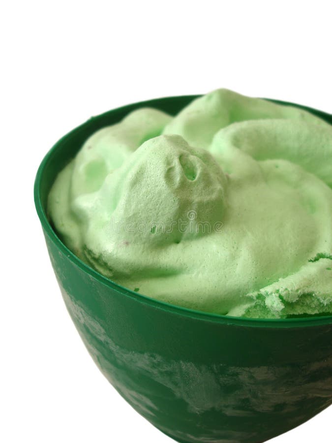 Green kiwi ice-cream