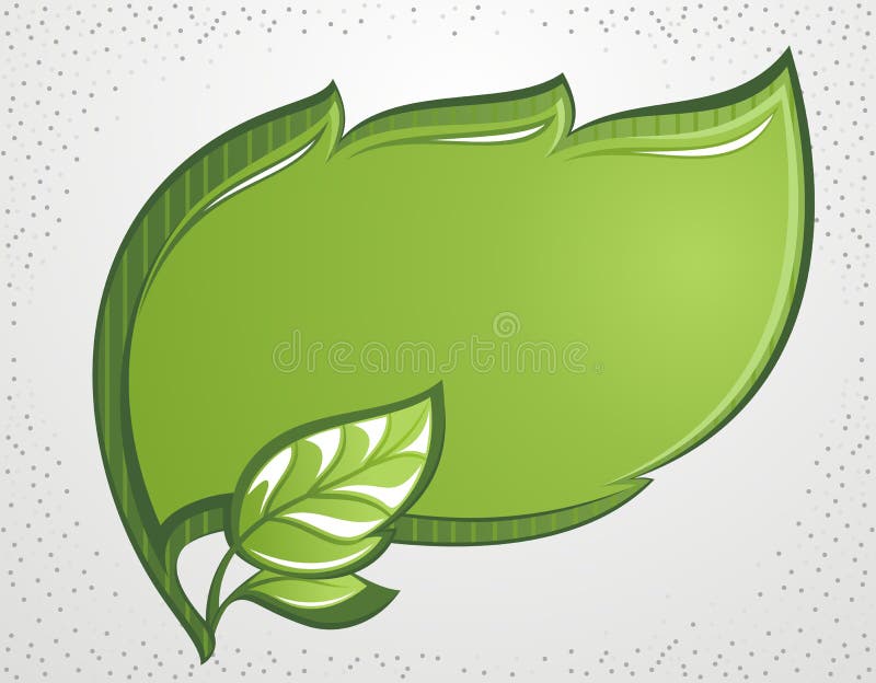 Green leaf frame