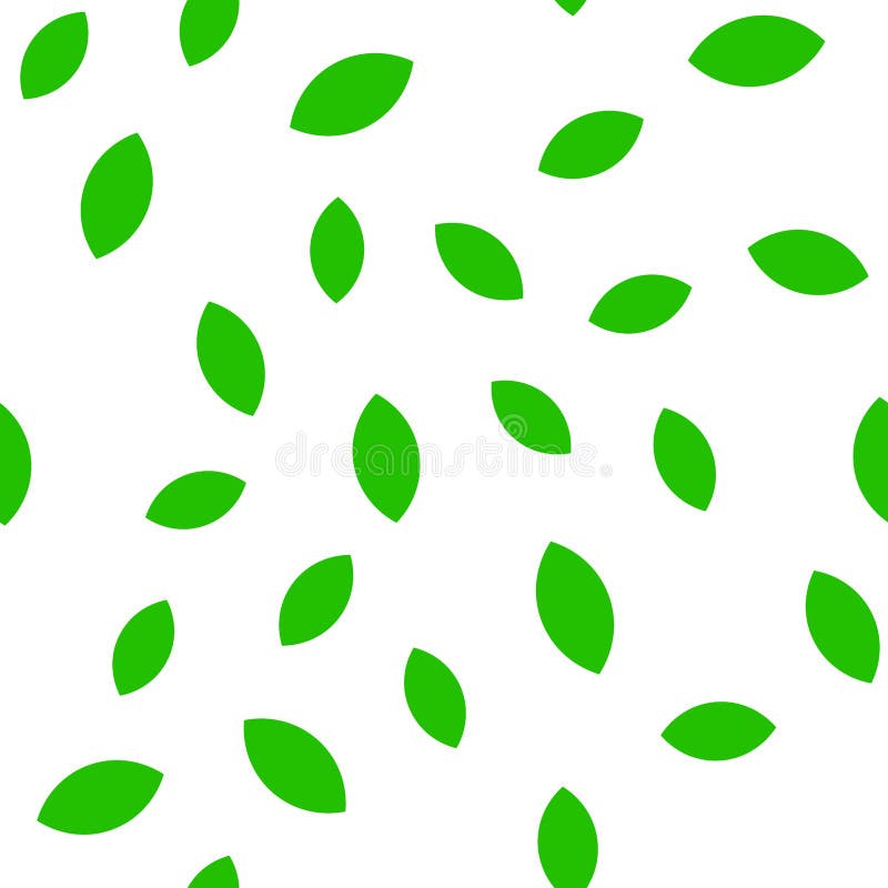 Green Leaf, Petal Shape, Greenery Foliage Icon, Symbol, Pictogram Stock
