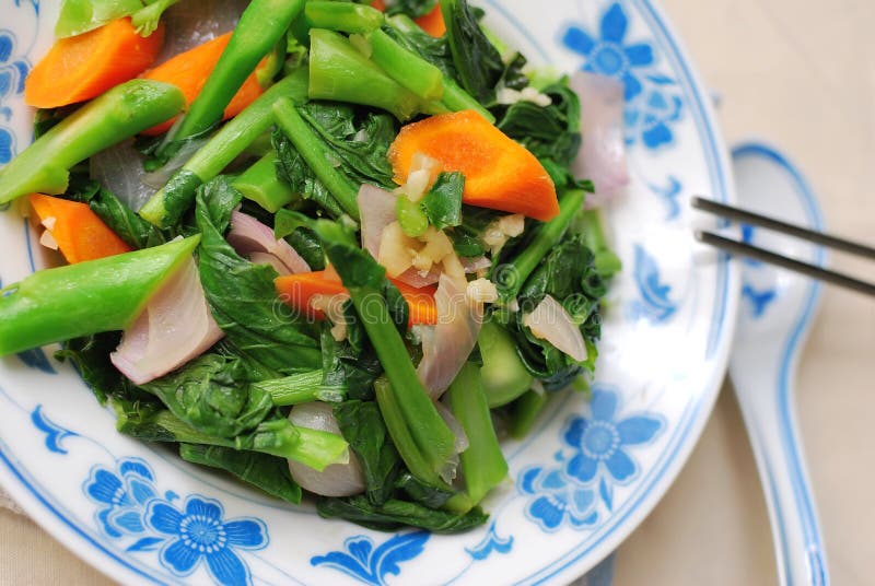 Green leafy vegetables royalty free stock photos