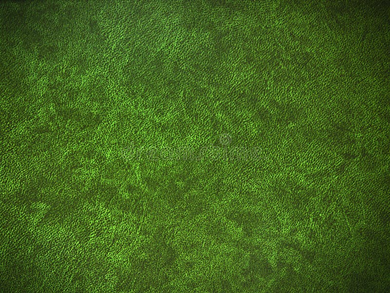 Green leather background