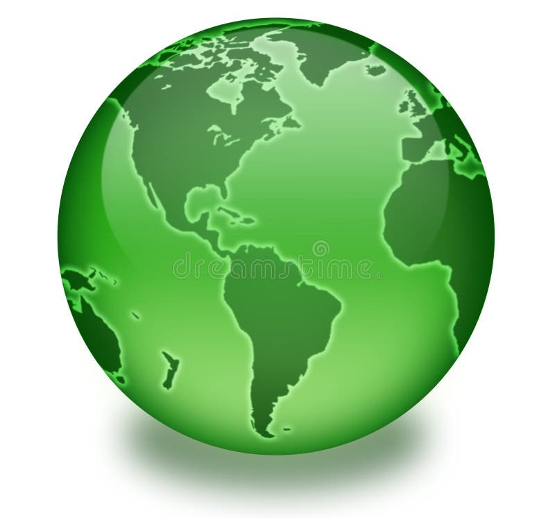 Green Life Globe Stock Illustration Illustration Of North Green Life Globe Stock Illustration Illustration Of North