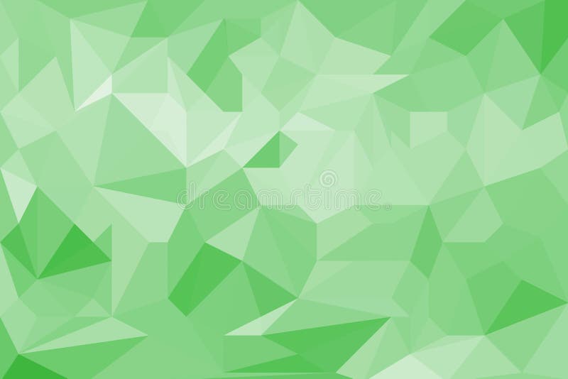 Green light abstract geometric background texture.