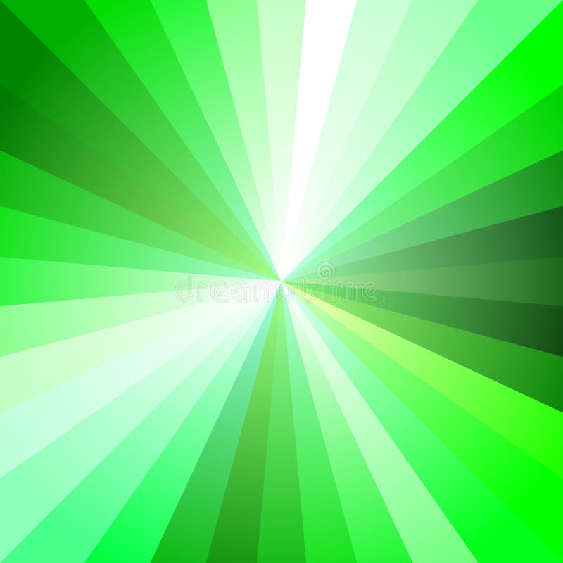Green Abstract Ray Background Stock Vector Illustration of digital