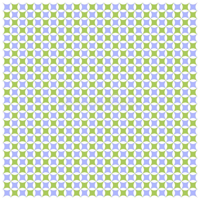 Green-and-lilac abstract geometric seamless pattern. Vector image. stock illustration