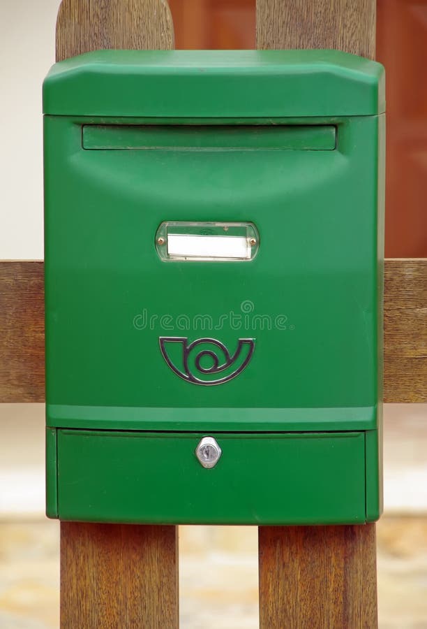 Green Mailbox stock photo. Image of envelope, letter 48824600