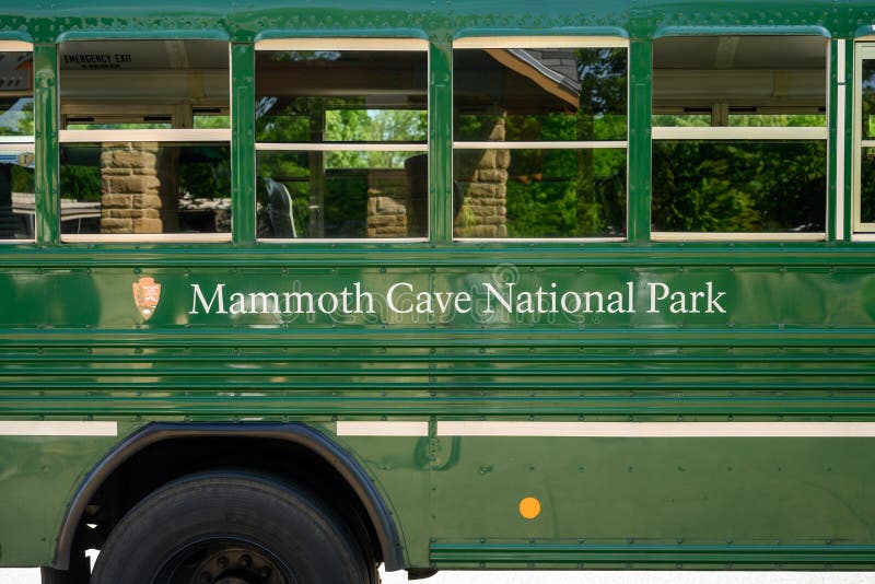 Green Mammoth Cave National Park Bus Editorial Image Image Of Cave