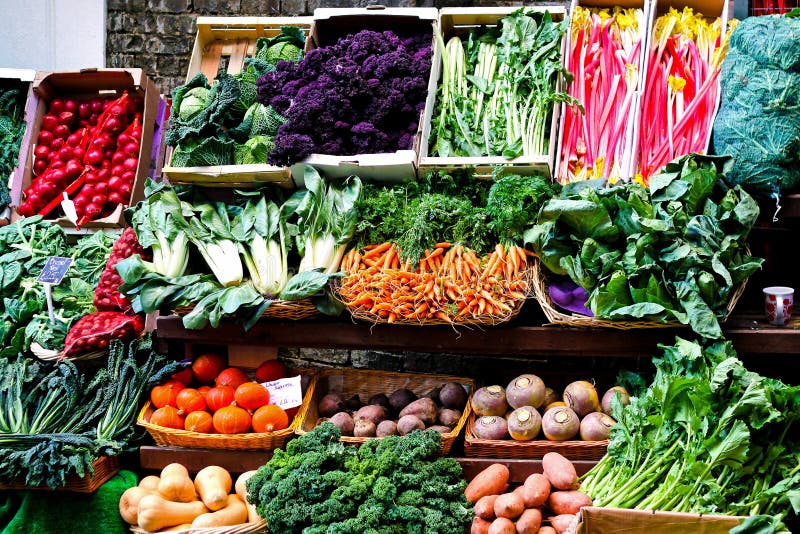 Green market stock photo. Image of nutritious, baskets 15478980