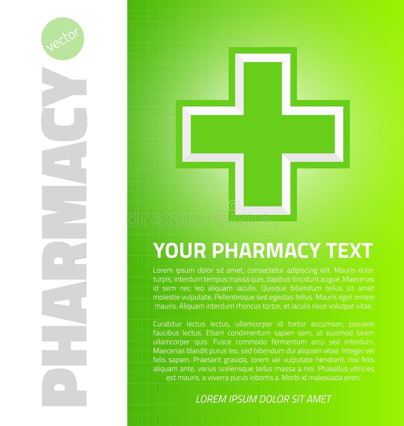 Green medical pattern stock vector. Illustration of decoration 39925858