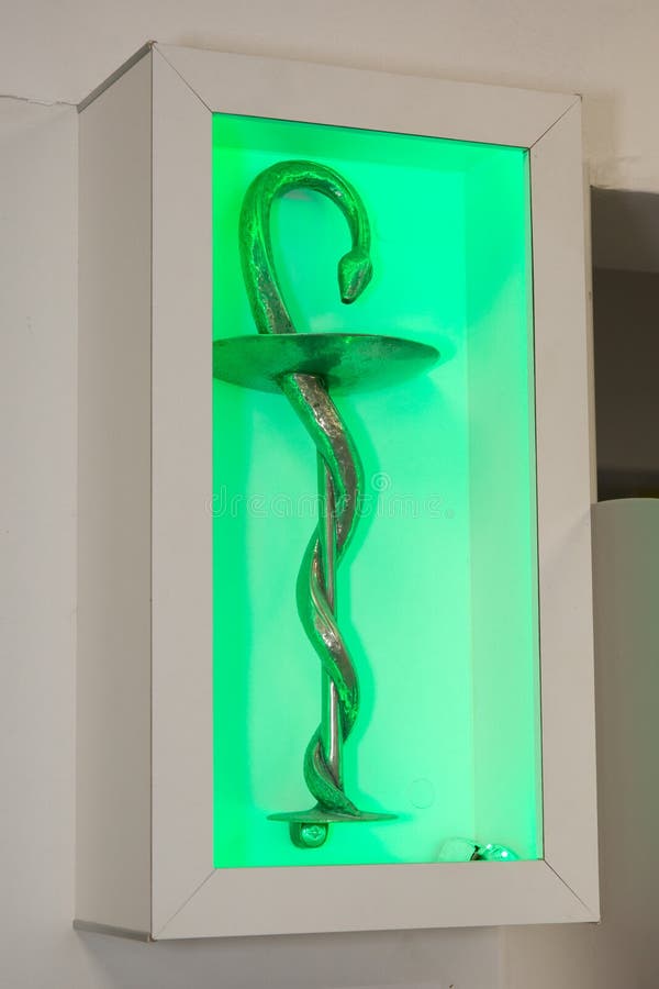 Green Medical Symbol Isolated on White Background Stock Image Image