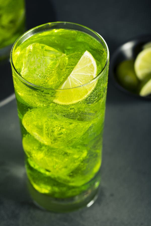 Green Melon Japanese HIghball Stock Photo Image of juice, mojito