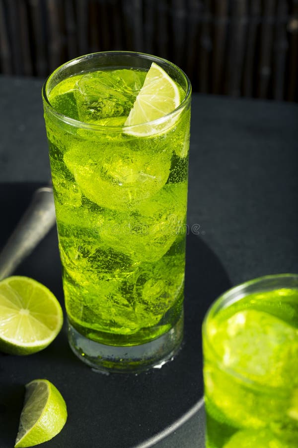 Green Melon Japanese HIghball Stock Photo Image of citrus, glass