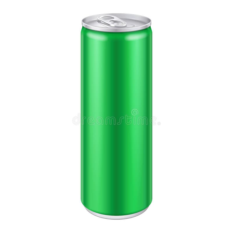 Download Green Metal Aluminum Beverage Drink Can 500ml Stock Vector Illustration Of Cola Gray 62165979 Yellowimages Mockups