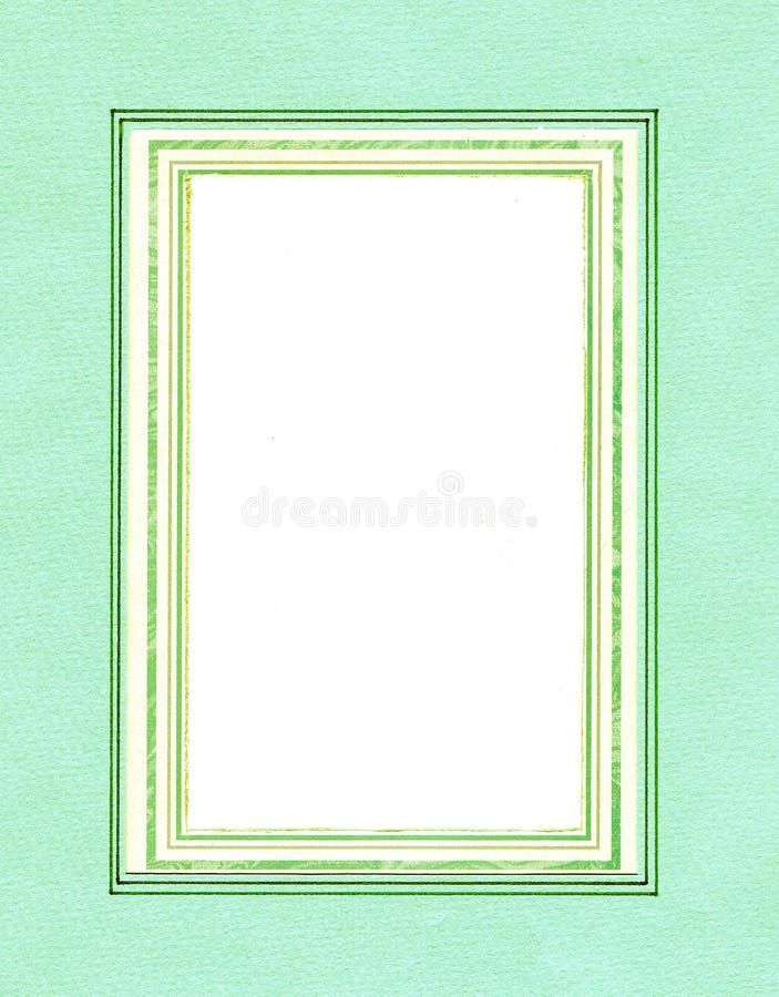 Green mint frame. stock image. Image of text, lines, space 13351727