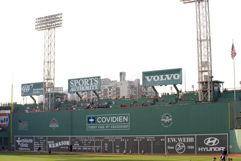 Boston decor, Fenway Park, Green Monster score board baseball scoreboard