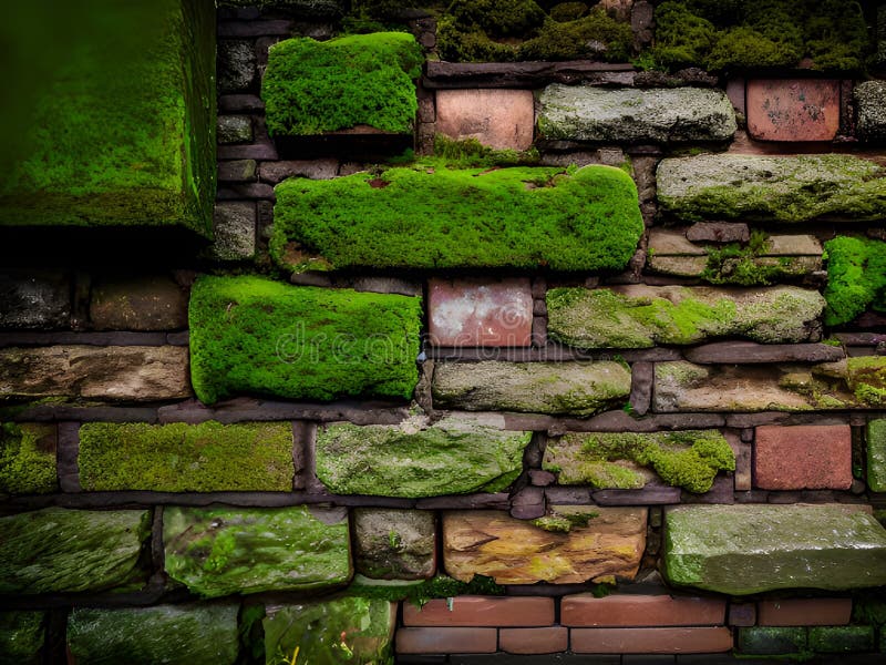 Green Moss Wall Texture Stock Illustrations 1,428 Green Moss Wall