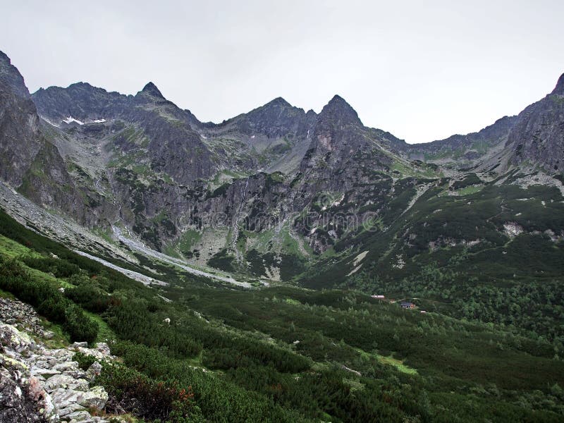 Mountains and rocks