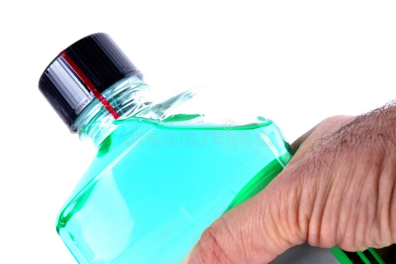 Green mouthwash stock photo. Image of hygiene, fresh 48795268
