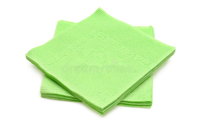 Green napkins stock image. Image of napkin, cheap, napkins 36715205