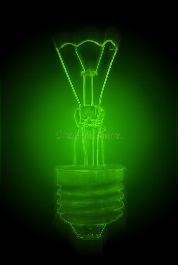 Green Neon Tube Light.Neon Wall Background with Gradient.night Vibrant